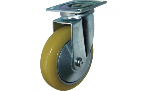 HAMMER CASTER 錘牌 鏈球腳輪 40S-URB150-ABAR01-鏈球S系列自在聚氨酯B車(chē)150mm