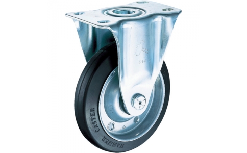 HAMMER CASTER 錘牌 鏈球腳輪 420 SRRB150-BAR01-鏈球S系列固定橡膠B車150mm