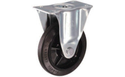HAMMER CASTER 錘牌 420 SR-FFR150-BAR01-鏈球靜系列固定橡膠車(chē)B裝150mm