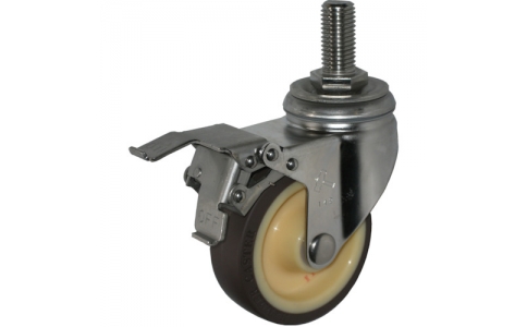 HAMMER CASTER 錘牌 腳輪44153EXMC40-鏈輪管子插入SP付MC尼龍車(chē)