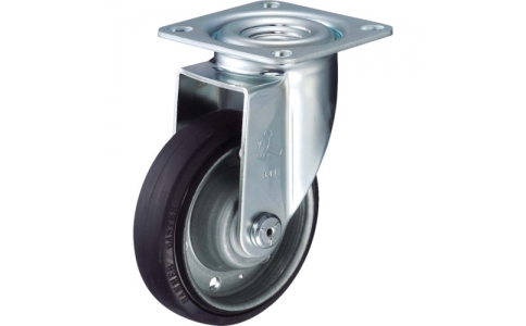 HAMMER CASTER 錘牌 420 JR UBB150-BAR01-鏈球J系列固定聚氨酯車(chē)B裝150mm