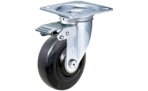 HAMMER CASTER 錘牌 腳輪 400FASRD100-鏈球方向限制橡膠車