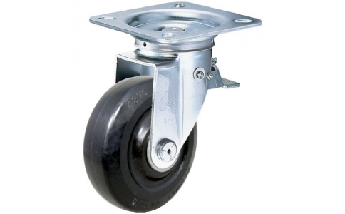 HAMMER CASTER 錘牌 腳輪 400F0SRD100-鏈球方向限制橡膠車
