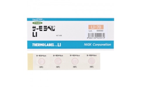日油技研 NICHIGI Li-140-日油技研熱標簽1點表示室外對應型不可逆性140度