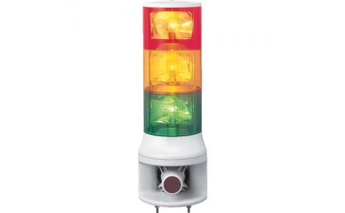 SCHNEIDER 施耐德  GTKAM-24-3RYG 合金系列紅黃綠φ140層疊式燈泡旋轉燈 電子音（4音）